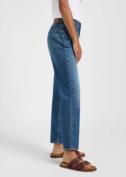 Damskie Spodnie Dzinsowe Lee Carol Higher Climb - 112365067