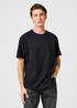 Mski T Shirt Wrangler Solid Tee Black - 112365120