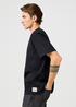 Meski T Shirt Wrangler Solid Tee Black - 112365120