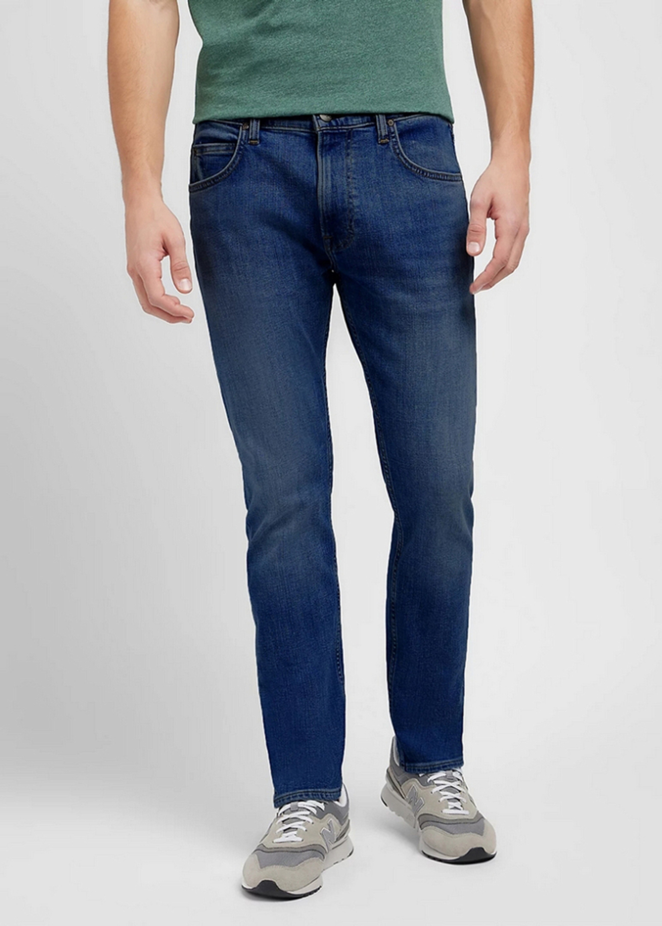 Meskie Spodnie Dzinsowe Lee Rider New Deep Water - 112360204