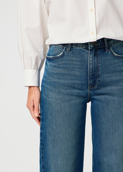 Damskie Spodnie Dzinsowe Wrangler Loose Straight Muse - 112362655