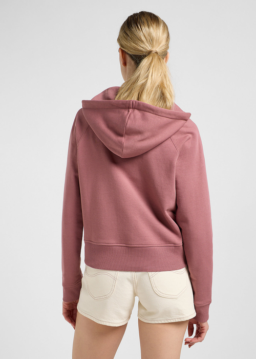 Meska Bluza Lee Zip Through Hoddie Henna - 112363840