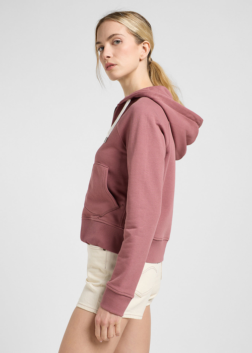 Meska Bluza Lee Zip Through Hoddie Henna - 112363840