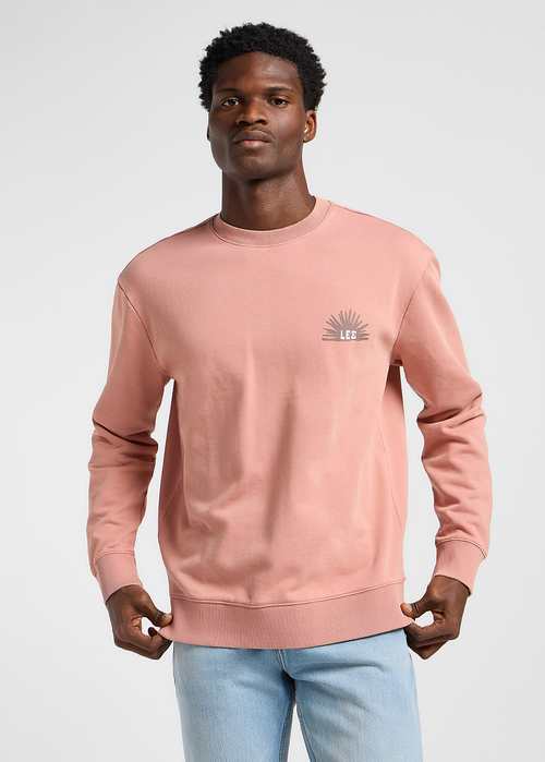 Lee Regular Graphic Sweatshirt - Sepia 112363875 