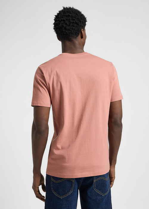 Meski T Shirt Lee Short Sleeve Patch Logo Tee Sepia - 112364539