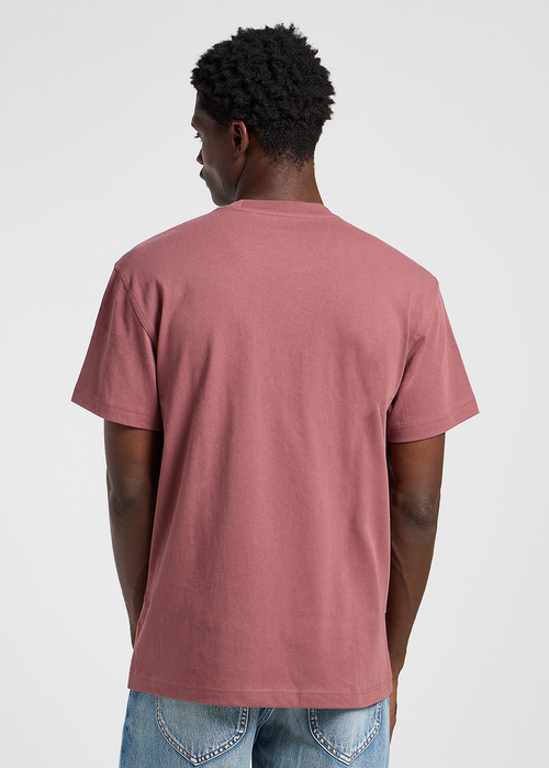 Meski T Shirt Lee Relaxed Pocket Tee Henna - 112364543