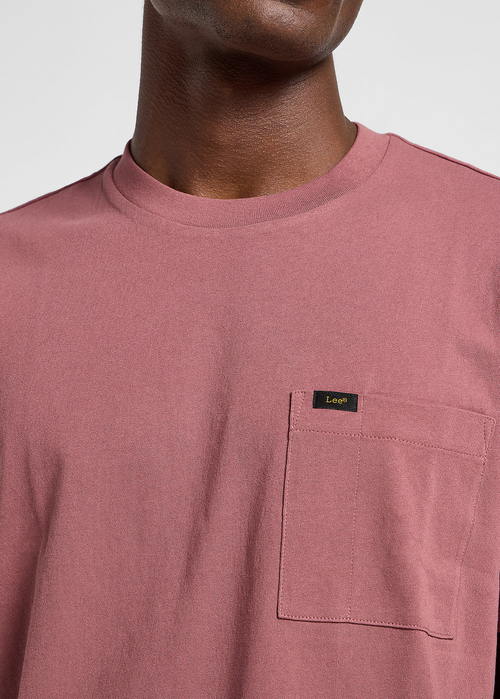 Meski T Shirt Lee Relaxed Pocket Tee Henna - 112364543
