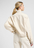 Damska Kurtka Dzinsowa Lee Drop Shoulder Rider Jacket Ecru - 112363462
