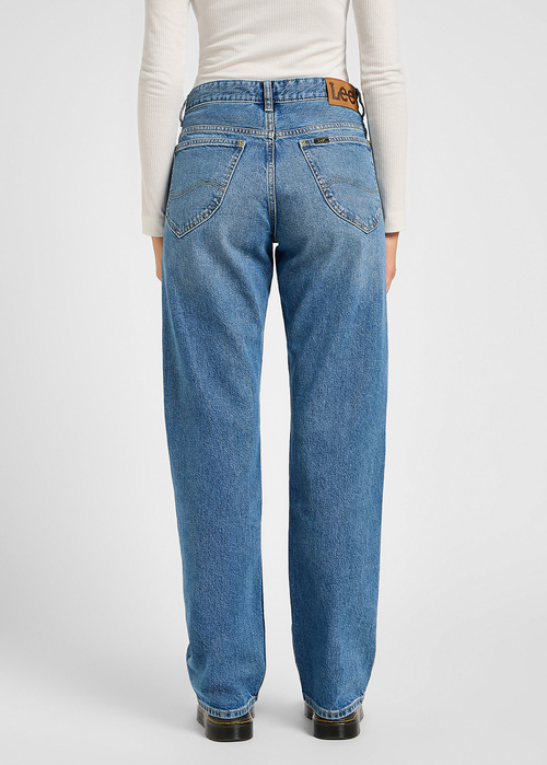 Damskie Spodnie Dzinsowe Lee Rider Classic Eye Spy - 112355261