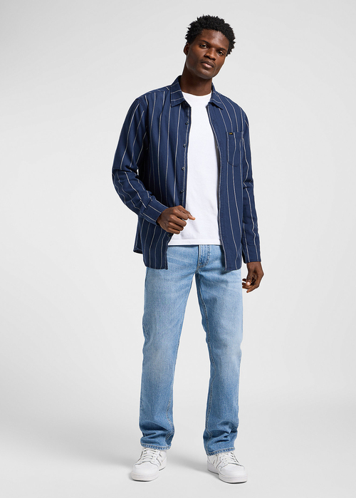 Meskie Spodnie Dzinsowe Lee Daren Zip Fly Horizon Blue - 112367189