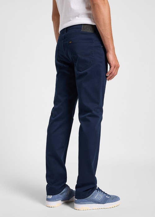 Meskie Spodnie Materialowe Lee Daren Zip Fly Rivet Navy - 112363965