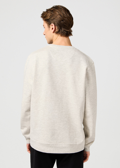 Meska Bluza Wrangler Small Logo Tee Oat Melee - 112364090