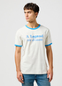 Meski T Shirt Wrangler Ringer Tee Vintage White - 112362280