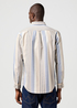 Meska Koszula Materialowe Wrangler Bronco Shirt Tan Stripe - 112362721