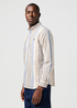 Meska Koszula Materialowe Wrangler Bronco Shirt Tan Stripe - 112362721