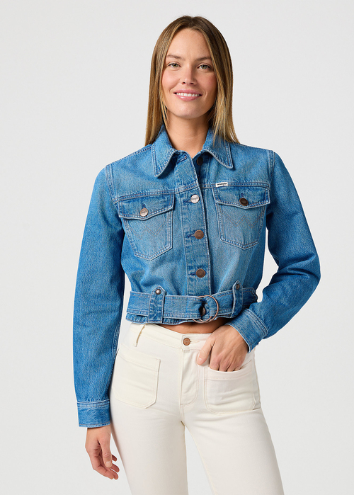 Wrangler Moto Denim Jacket - Blossoming 112362588