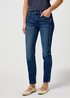 Damskie Spodnie Dzinsowe Wrangler Piper Subtle Shadow - 112362645