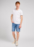 Meska Koszulka Polo Lee Pique Polo Tee Bright White - 112349973