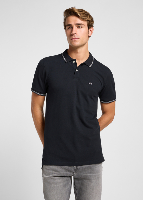 Lee Pique Polo - Black 112363659
