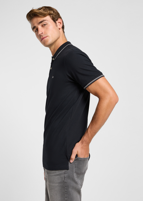 Meska Koszulka Polo Lee Pique Polo Black - 112363659