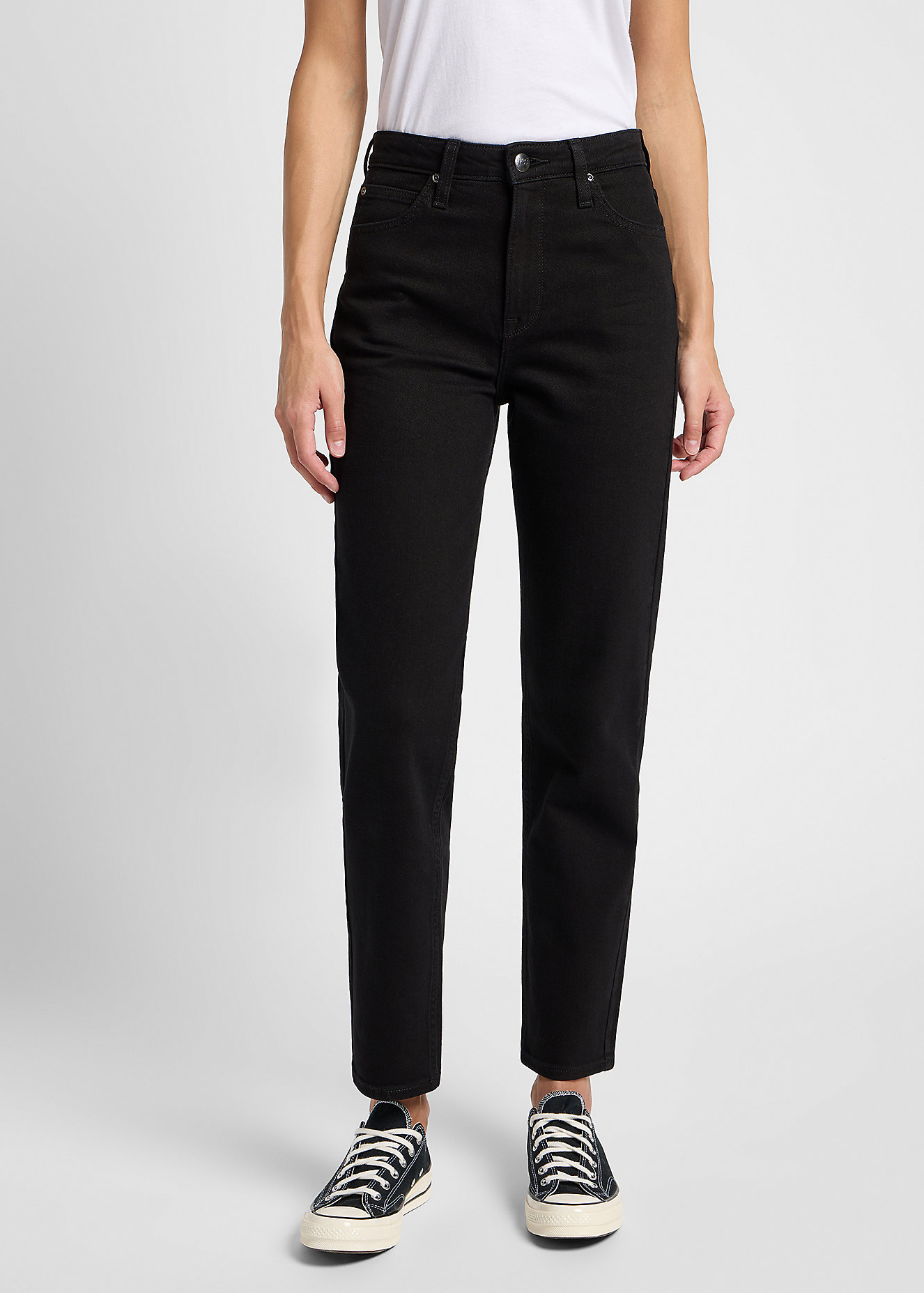 Damskie Spodnie Dinsowe Lee Carol Strike Off - 112361011