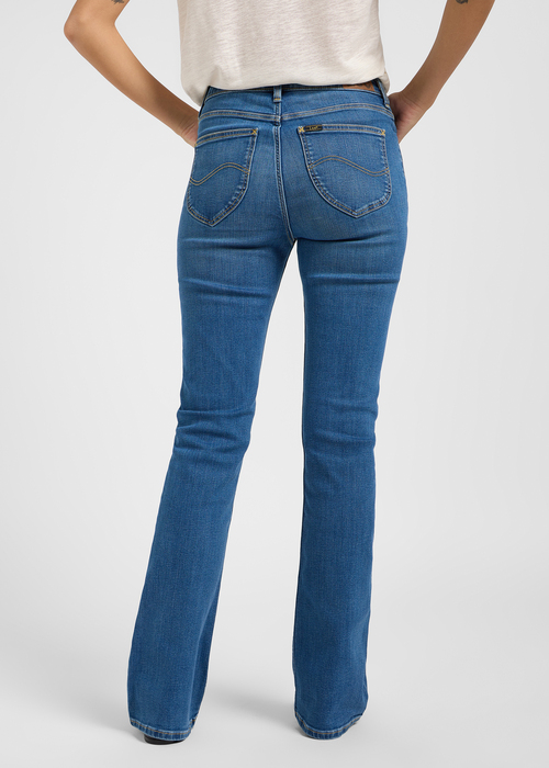 Damskie Spodnie Dzinsowe Lee Breese Boot Call Me Later - 112363443