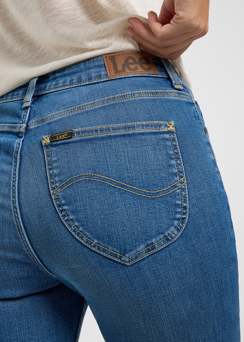 Damskie Spodnie Dzinsowe Lee Breese Boot Call Me Later - 112363443