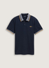 Meska Koszulka Polo Tom Tailor Piqu Polo Shirt With Stretch Sky Captain Blue - 1045629-10668