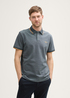 Mska Koszulka Polo Tom Tailor Piqu Polo Shirt With Stretch Navy Grey Mint Twotone - 1045629-35198