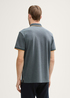 Meska Koszulka Polo Tom Tailor Piqu Polo Shirt With Stretch Navy Grey Mint Twotone - 1045629-35198