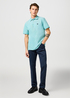 Meska Koszulka Polo Wrangler Refined Polo Shirt Teal - 112362834