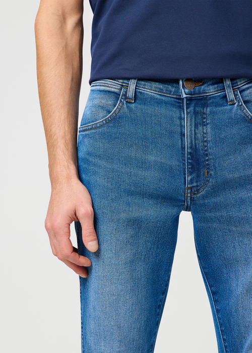 Meskie Spodnie Dzinsowe Wrangler Larston Wave - 112351021