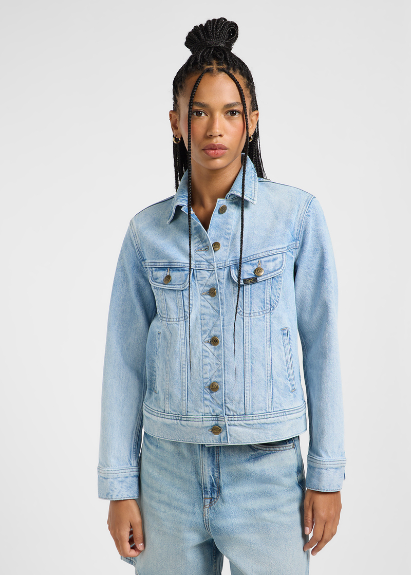 Damska Kurtka Dzinsowa Lee Rider Jacket New Fixation - 112363645