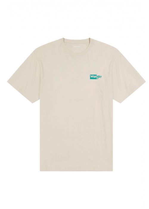 Meski T Shirt Wrangler Graphic Tee Vintage White - 112362353