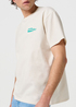 Meski T Shirt Wrangler Graphic Tee Vintage White - 112362353