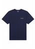 Meski T Shirt Wrangler Small Logo Tee Navy - 112362369