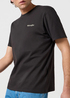 Meski T Shirt Wrangler Small Logo Tee Faded Black - 112362370