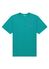 Meski T Shirt Wrangler Small Logo Tee Porcelain Green - 112362371