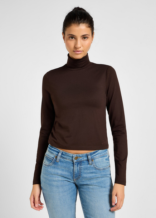 Lee Long Sleeve Turtleneck - Espresso 112355431
