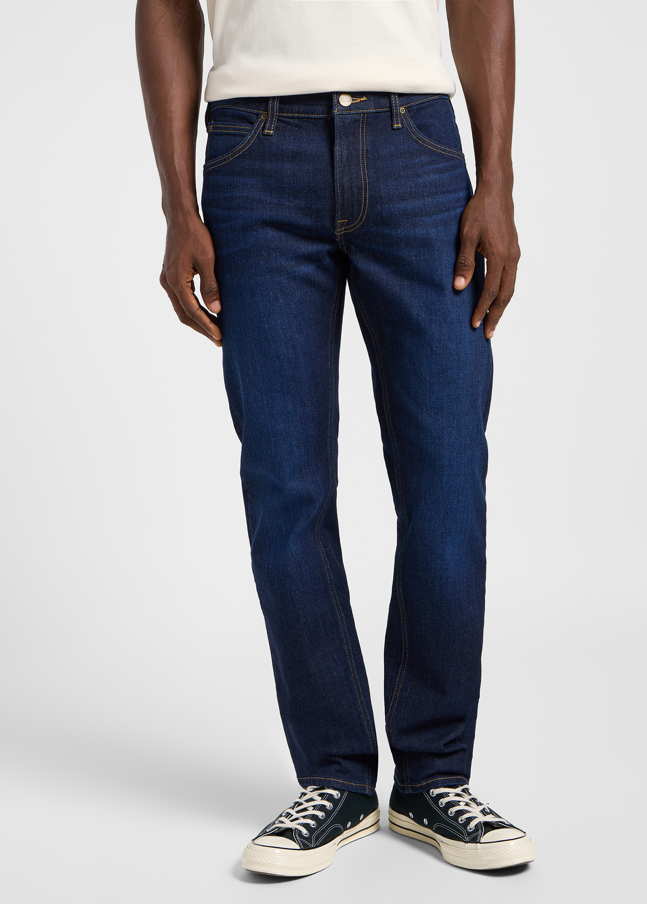 Meskie Spodnie Dzinsowe Lee Daren Zip Fly Siren Indigo - 112365746