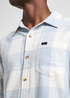 Mska Koszula Materiaowe Lee Mercantile Shirt Ecru Concrete Check - 112364144