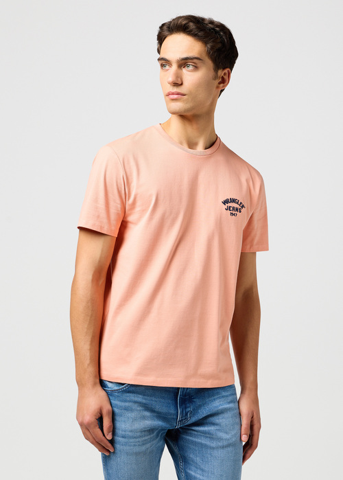 Wrangler Small Logo Tee - Shrimp 112362799