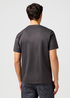 Meski T Shirt Wrangler Small Logo Tee Faded Black - 112362810