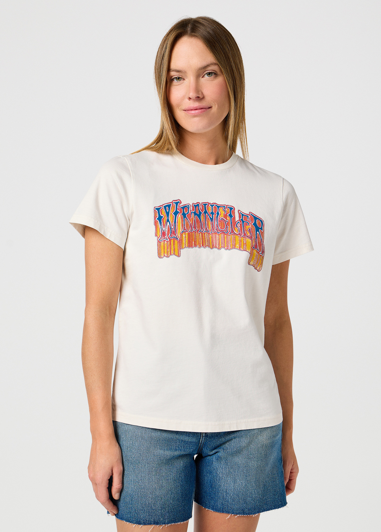 Wrangler Graphic Tee Vintage White - 112362566