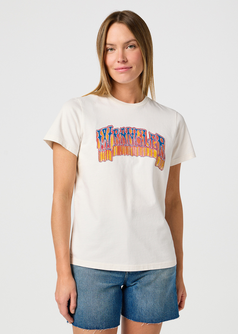 Wrangler Graphic Tee Vintage White - 112362566