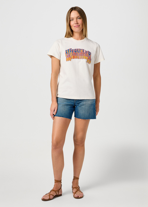 Wrangler Graphic Tee Vintage White - 112362566