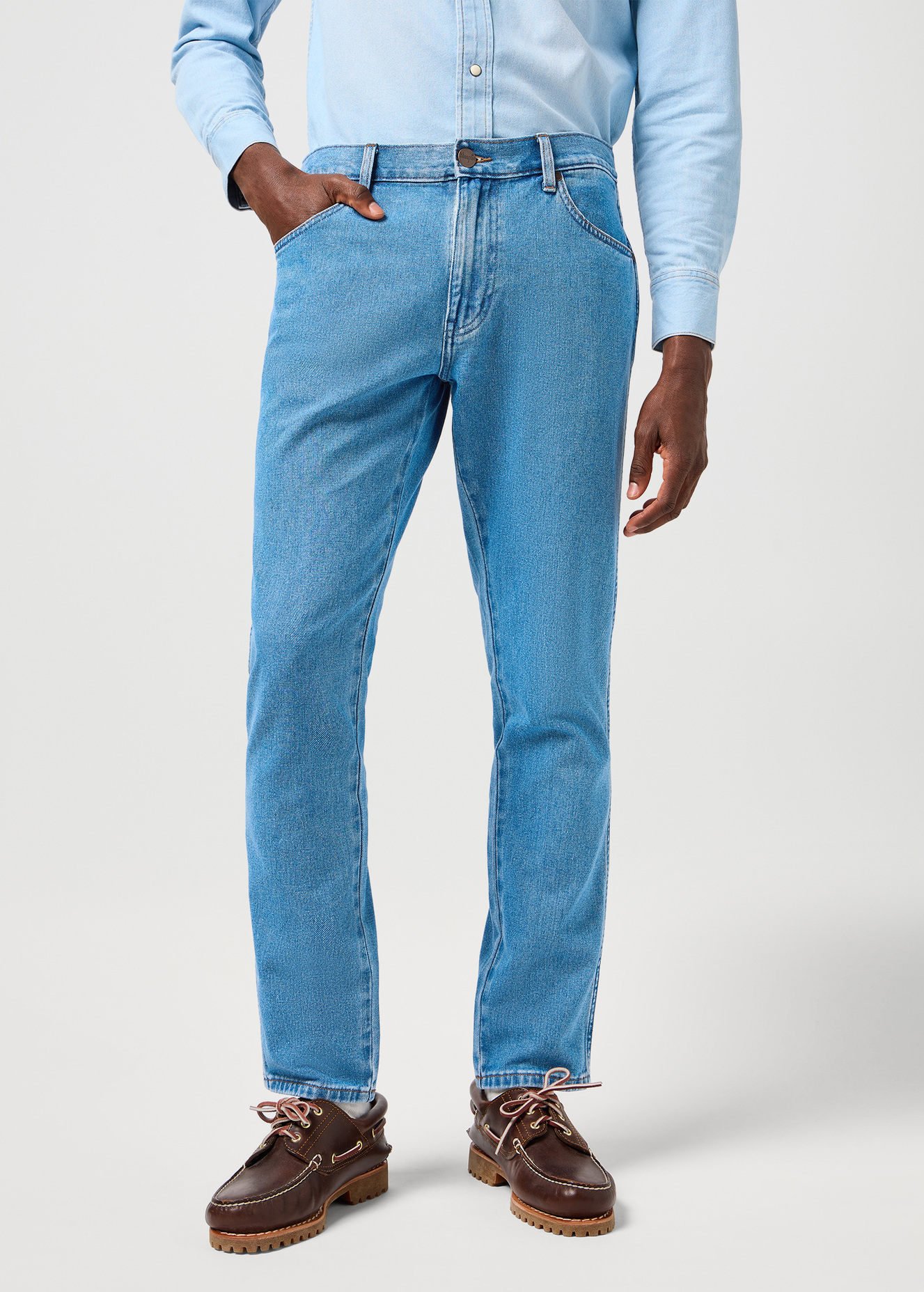 Mskie Spodnie Dinsowe Wrangler River Jungle Cool - 112364494