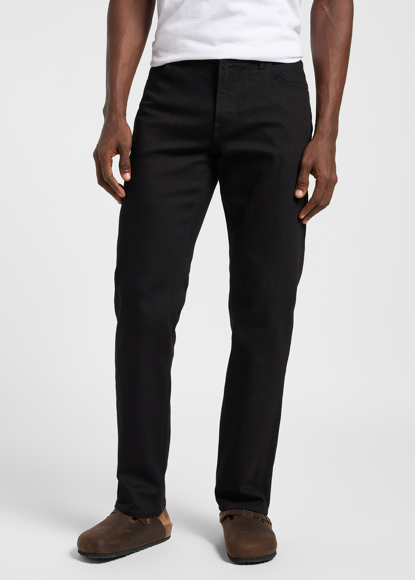 Meskie Spodnie Dzinsowe Lee West Clean Black - 112361073