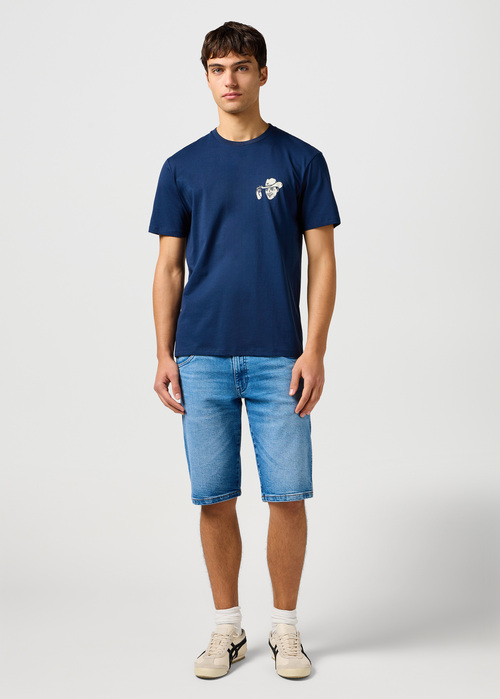 Meskie Szorty Dzinsowe Wrangler Colton Shorts Praire Rose - 112362488