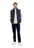 Meski Bezrekawnik Tom Tailor Hybrid Puffer Gilet Sky Captain Blue - 1041454-10668